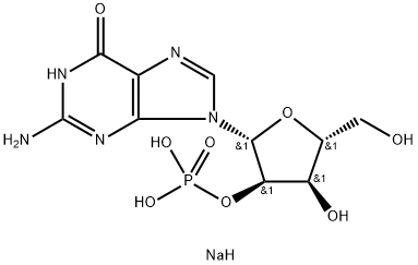 2'-Guanylic acid, monosodium salt Structure