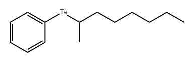 Benzene, [(1-methylheptyl)telluro]- 구조식 이미지