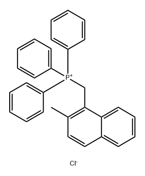 Phosphonium, [(2-methyl-1-naphthalenyl)methyl]triphenyl-, chloride (1:1) Structure