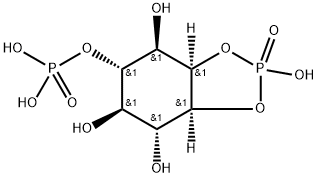 이노시톨1,2-환식4-비스포스페이트 구조식 이미지