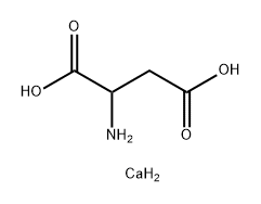 calcium dihydrogen di-DL-aspartate Structure