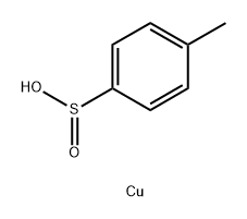 Benzenesulfinic acid, 4-methyl-, copper(1+) salt (1:1) Structure