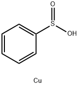 Benzenesulfinic acid, copper(1+) salt (1:1) Structure