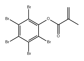 POLY(PENTABROMOPHENYL METHACRYLATE) Structure