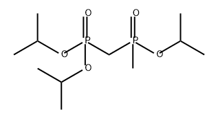 (Isopropoxy-methyl-phosphinoylmethyl)-phosphonic acid diisopropyl ester Structure