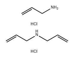 Copolymer of 2-propen-1-amine-hydrochloride with N-2-propenyl-2-propen-1-amine-hydrochloride Structure