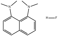 1,8-Naphthalenediamine, N1,N1,N8,N8-tetramethyl-, hydrofluoride (1:1) 구조식 이미지