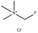 (fluoromethyl)trimethylammonium chloride Structure