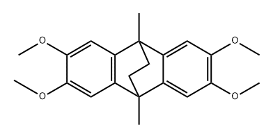 9,?10-?Ethanoanthracene, 9,?10-?dihydro-?2,?3,?6,?7-?tetramethoxy-?9,?10-?dimethyl- Structure