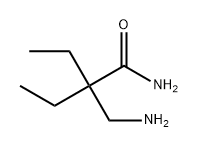 2-(aminomethyl)-2-ethylbutanamide Structure