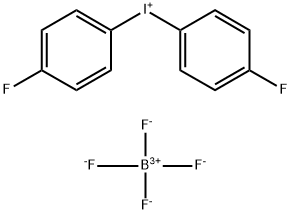 bis(2-fluorophenyl)iodonium tetrafluoroborate Structure