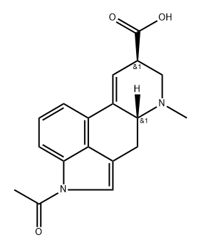 1-Acetyllysergic acid Structure