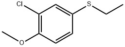 2-Chloro-4-(ethylthio)-1-methoxybenzene Structure