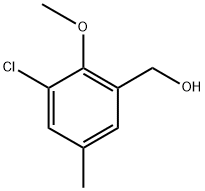 (3-chloro-2-methoxy-5-methylphenyl)methanol Structure