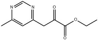 4-Pyrimidinepropanoic acid, 6-methyl-α-oxo-, ethyl ester Structure