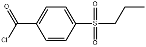 4-(Propylsulfonyl)benzoyl chloride Structure