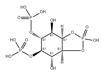이노시톨-1,2-사이클릭-4,5-트리포스페이트 구조식 이미지