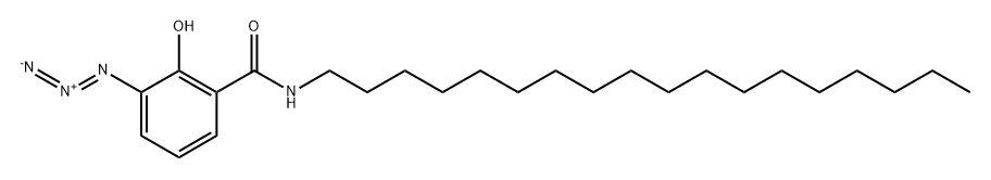 3-azidosalicyl-N-(n-octadecyl)amide Structure