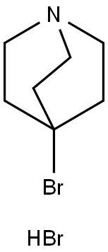 1-Azabicyclo[2.2.2]octane, 4-bromo-, hydrobromide (1:1) Structure