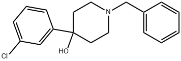 4-(3-Chlorophenyl)-1-(phenylmethyl)-4-piperidinol Structure