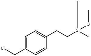 1-(Chloromethyl)-4-[2-(methoxydimethylsilyl)ethyl]benzene Structure