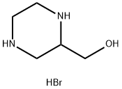 2-Piperazinemethanol, hydrobromide (1:2) 구조식 이미지