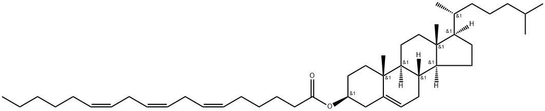 Cholest-5-en-3-ol (3β)-, 3-[(6Z,9Z,12Z)-6,9,12-octadecatrienoate] Structure