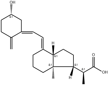 Vitamin D-C22 acid 구조식 이미지