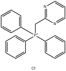 Phosphonium, triphenyl(2-pyrimidinylmethyl)-, chloride (1:1) 구조식 이미지