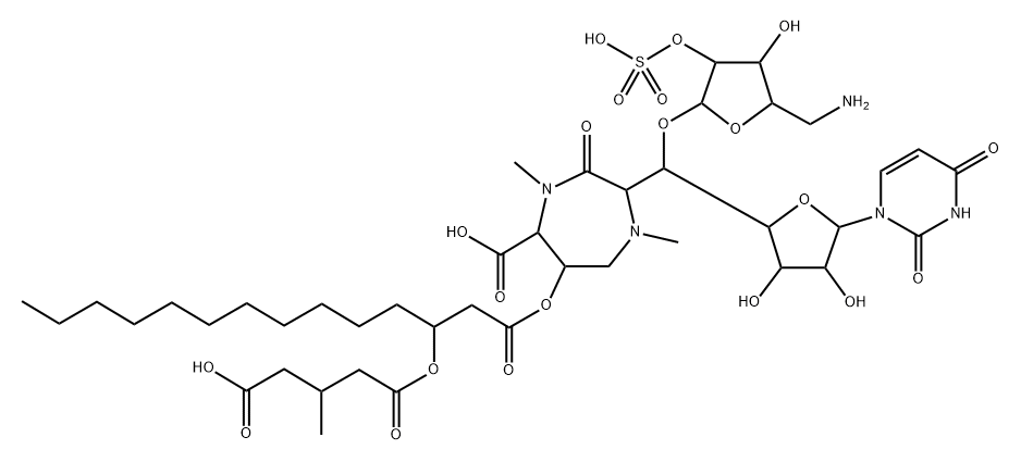 Liposidomycin C 구조식 이미지