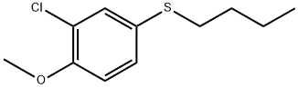 butyl(3-chloro-4-methoxyphenyl)sulfane Structure