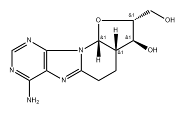 8,2'-ethano-cyclo-2'-deoxyadenosine Structure