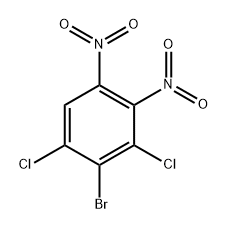 2-Bromo-1,3-dichloro-4,5-dinitro-benzene Structure