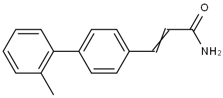 3-(2'-Methyl[1,1'-biphenyl]-4-yl)-2-propenamide Structure