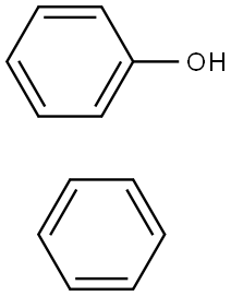 Phenol, compd. with benzene (1:1) Structure