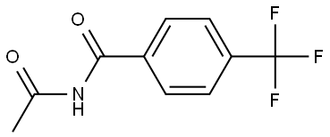 N-Acetyl-4-(trifluoromethyl)benzamide Structure