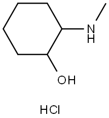 Cyclohexanol, 2-(methylamino)-, hydrochloride (1:1) 구조식 이미지