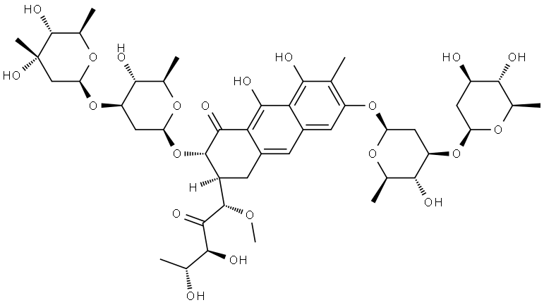 Mithramycin Impurity 3 Structure