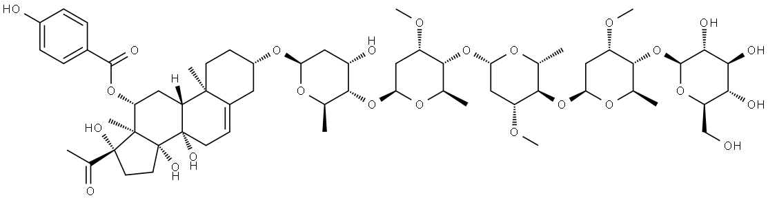 Otophylloside J Structure