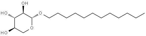 β-D-Xylopyranoside, dodecyl Structure