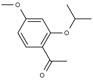 1-(2-isopropoxy-4-methoxyphenyl)ethanone Structure