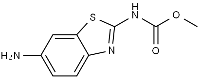 methyl 6-aminobenzo[d]thiazol-2-ylcarbamate Structure