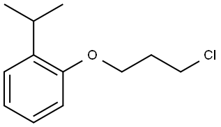 1-(3-Chloropropoxy)-2-(1-methylethyl)benzene Structure