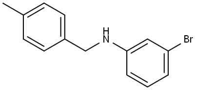 N-(3-Bromophenyl)-4-methylbenzenemethanamine Structure