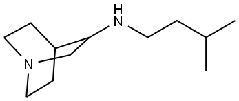 N-isopentylquinuclidin-3-amine Structure