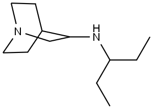 N-(pentan-3-yl)quinuclidin-3-amine Structure