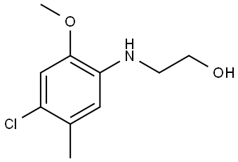 2-[(4-Chloro-2-methoxy-5-methylphenyl)amino]ethanol 구조식 이미지
