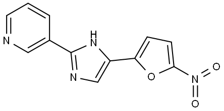 3-[5-(5-NITRO-2-FURYL)-1H-IMIDAZOL-2-YL]PYRIDINE Structure