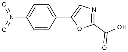 5-(4-Nitro-phenyl)-oxazole-2-carboxylic acid Structure