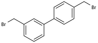 3,4'-bis(bromomethyl)-1,1'-biphenyl Structure